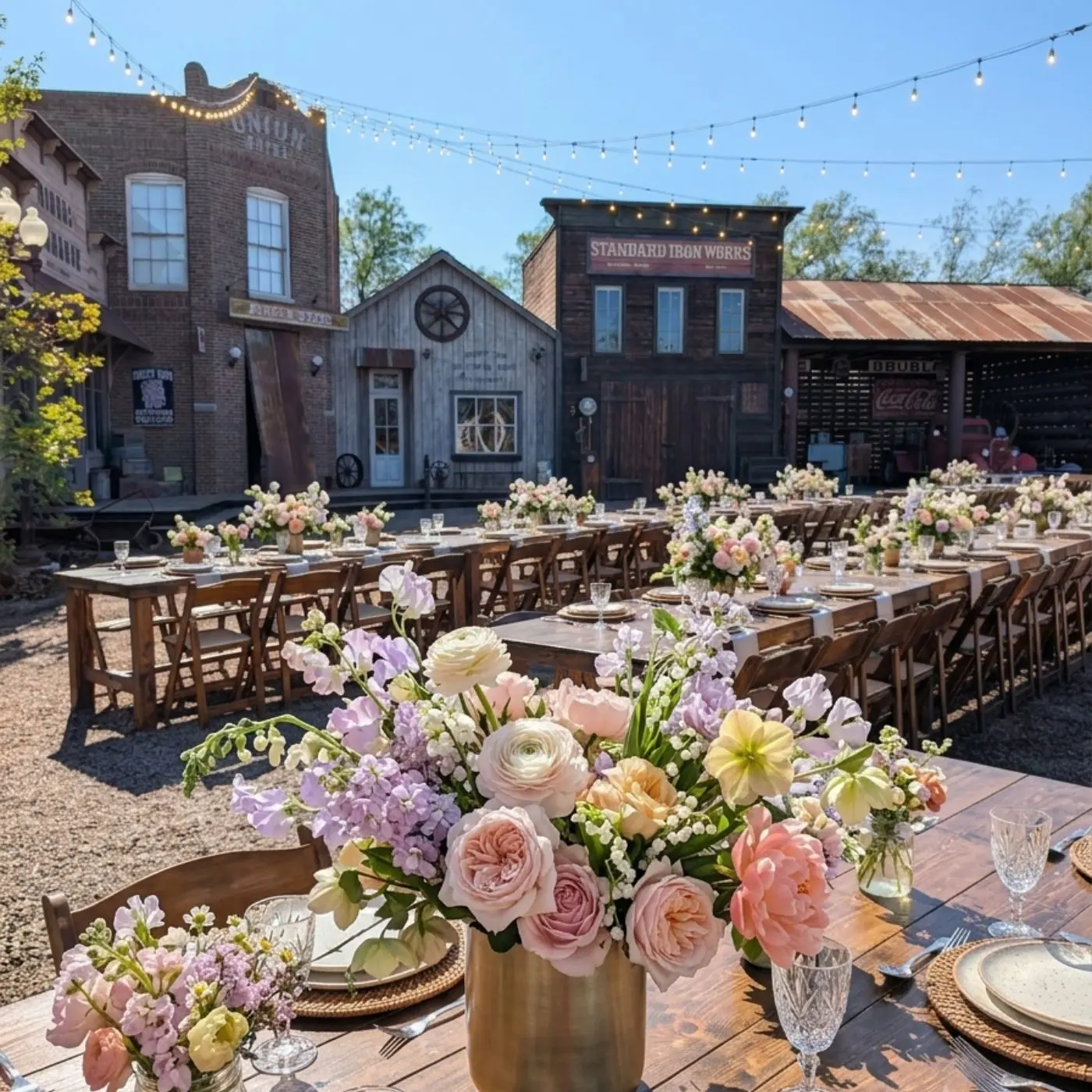 8' Hickory Farm Table - Image 6