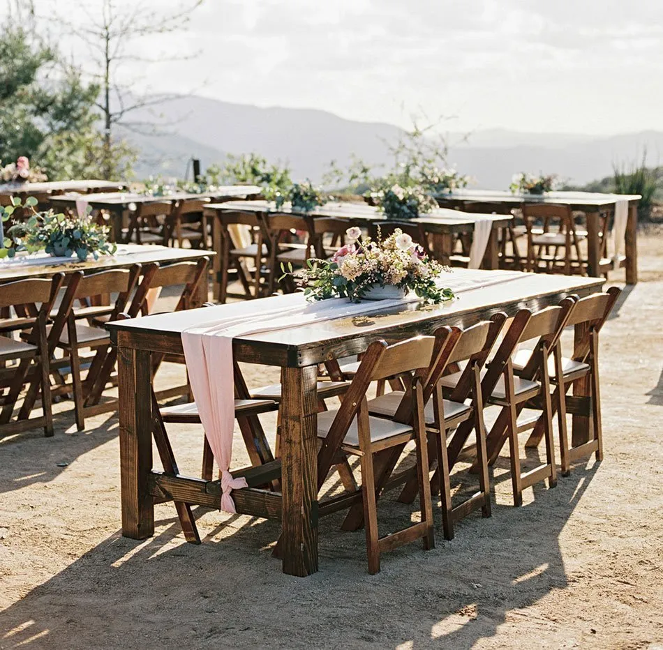 8' Hickory Farm Table - Image 12