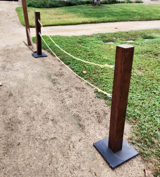 Barrier Stanchion Rope & Post Divider Rental San Diego