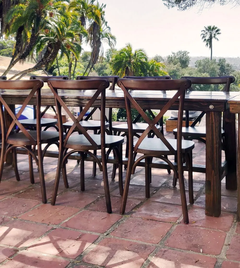 <hide>Chair – </hide>Hickory X-back Chairs - Image 4
