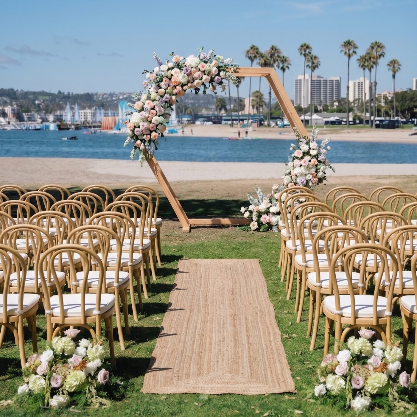 honey-geo-arch-rental-bentwood-chairs-san-diego
