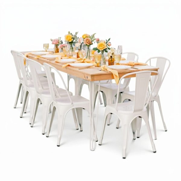 8' Honey Hairpin Table