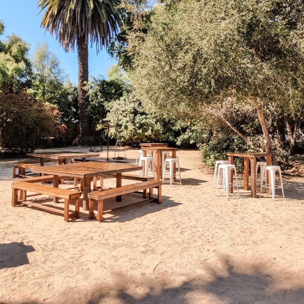 Wood Cocktail Table Rental San Diego Belly Bar Pub Table Rentals