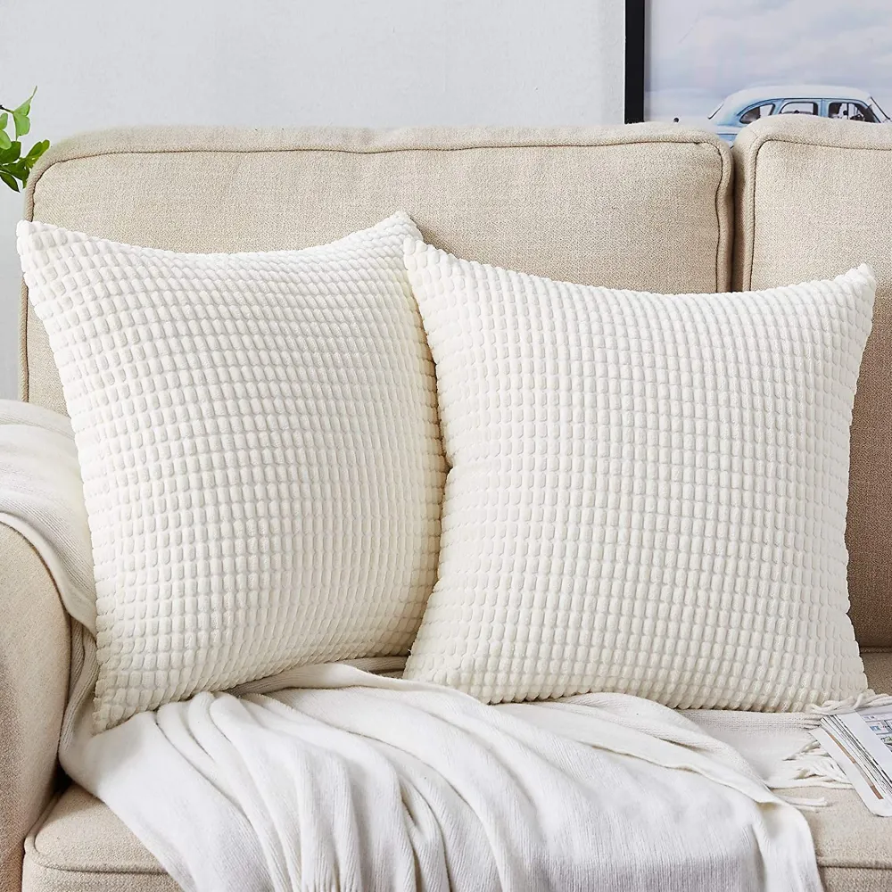 Assorted White Throw Pillows Rental | San Diego Lounge vignette rentals