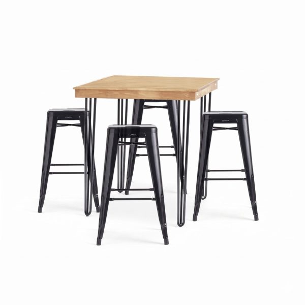 3' Honey Hairpin Cocktail Table