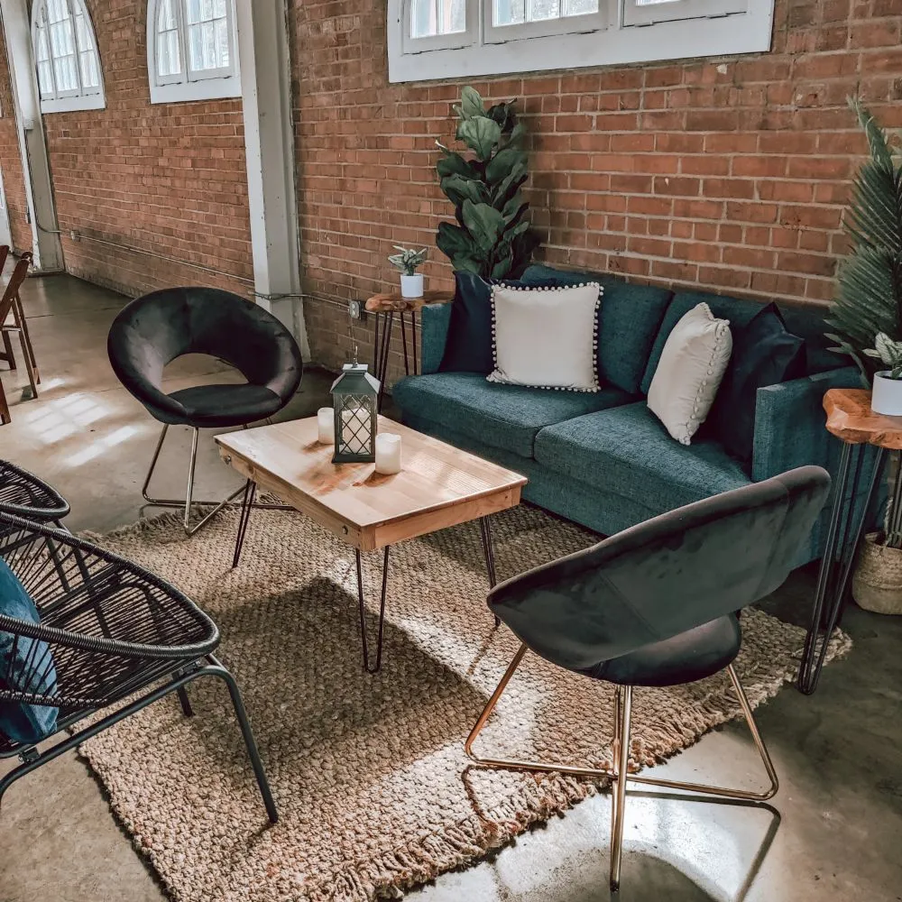 <hide>Coffee Table – </hide>3' Hairpin Honey Coffee Table - Image 6