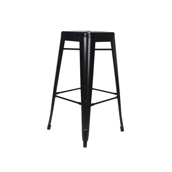 <hide>Chair – </hide>Black Bistro Bar Stool