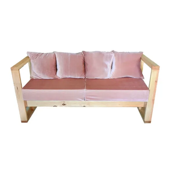 <hide>Love Seat– </hide>Sofia Sofa Blush