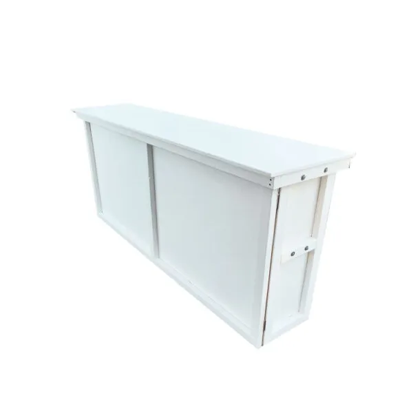 <hide>Bar – </hide>8' White Bar
