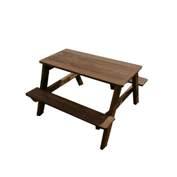 4' Hickory Kids Picnic Table Set