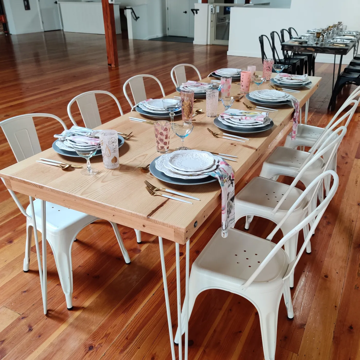 <hide>Chair – </hide>White Bistro Chair - Image 10
