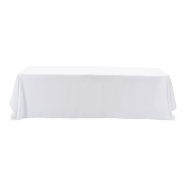 90"x132''- White Rectangle Linen
