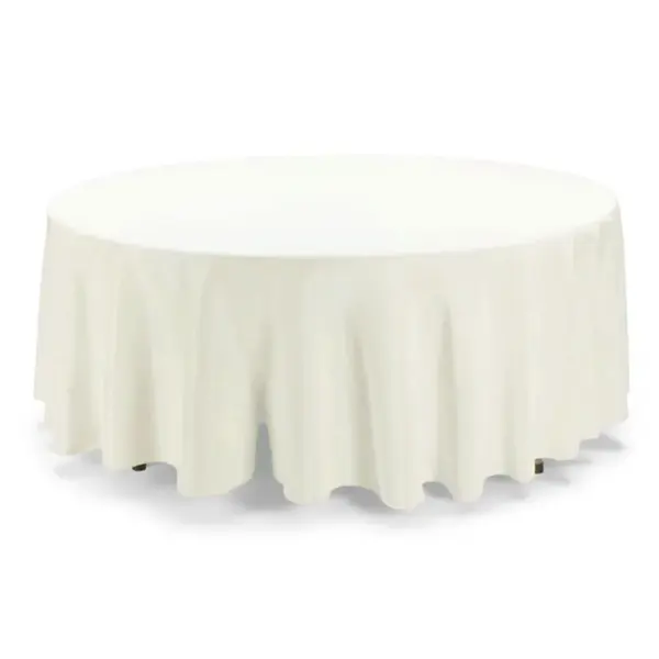 132" - Cream Round Linen