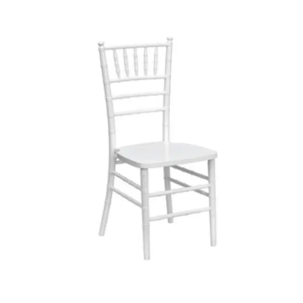 <hide>Chair – </hide>White Chiavari Chair