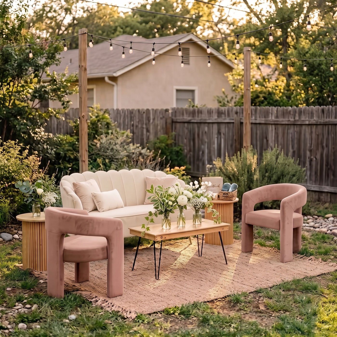 <hide>Side Table – </hide> Fluted Side Table - Image 3