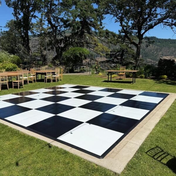 Checkered Dance Floor Rental San Diego